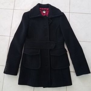 J. Crew Black Coat